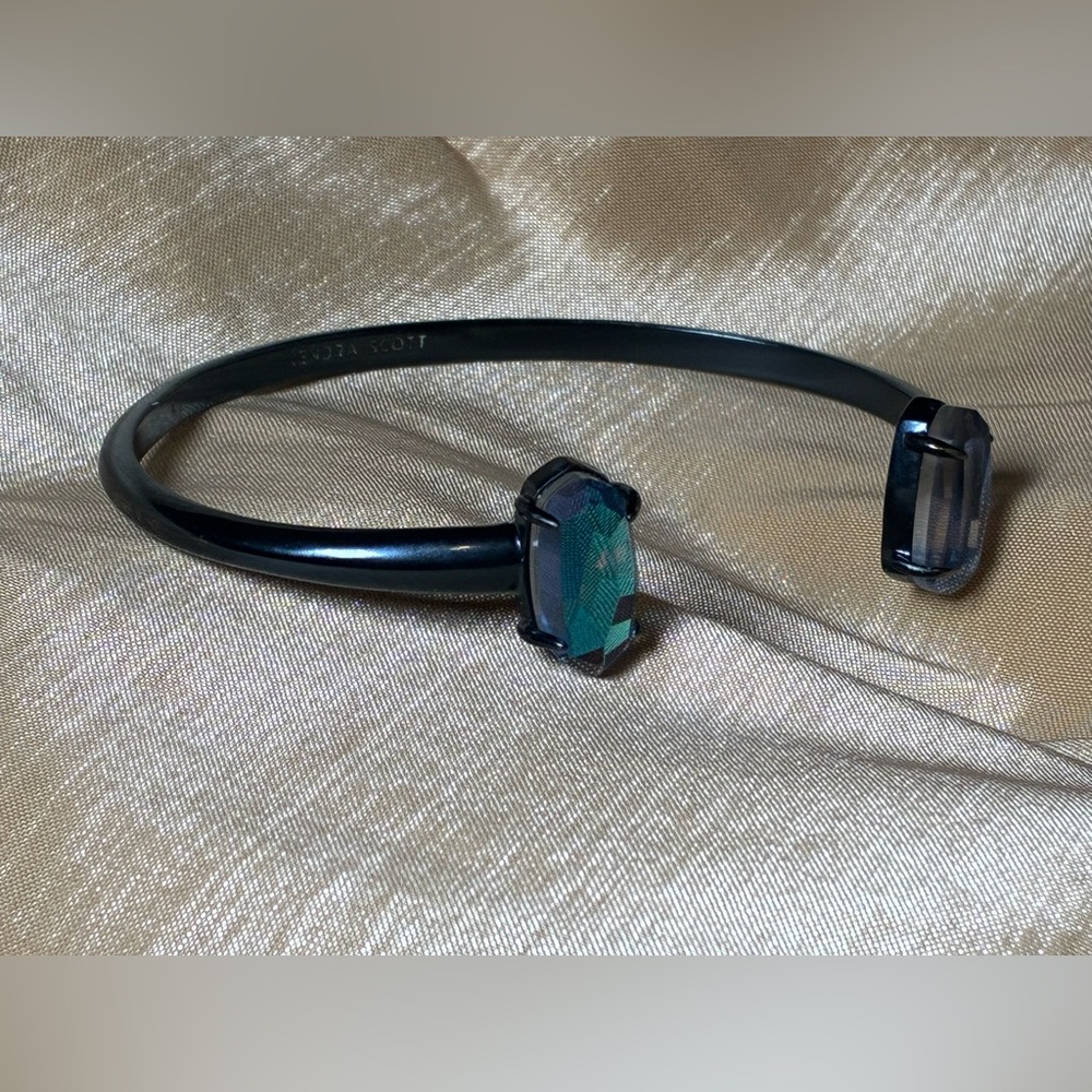 Kendra Scott Gunmetal Cuff Bracelet
